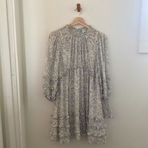 Ever New Rae Mini Ruffle Dress Size 6